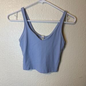 Lululemon Align Crop Tank Athletic Activewear Top Size 2 in Sky Blue